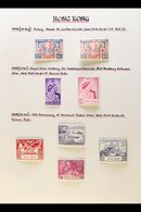 1937-49 KING GEORGE VI COMMEMORATIVES COMPLETE Includes 1937 Coronation Set, 1941 Centenary Set, 1946 Victory Set, 1948  - Other & Unclassified