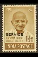 OFFICIALS 1948. 1½a Brown "Gandhi" With Service Opt, SG O150a, Never Hinged Mint For More Images, Please Visit Http://ww - Autres & Non Classés
