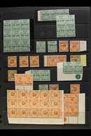 1916 - 1917 FINE MINT WAR STAMP SELECTION Interesting Balance Of The Napier Collection With Many Pairs, Blocks And Strip - Jamaica (...-1961)