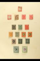 1903-1960 MINT AND USED COLLECTION An Old Time Collection On Album Pages Which Includes 1912-21 Mint Range To 3r Incl 75 - Vide