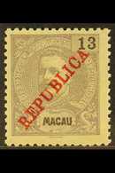 1913 13c Mauve Local Overprint, SG 246, Vf Mint No Gum As Issued. Scarce Stamp. For More Images, Please Visit Http://www - Autres & Non Classés