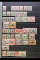 1910-1941 FINE MINT COLLECTION On Stock Pages, ALL DIFFERENT, Inc Johore 1918-20 To $1, Kedah 1912 Most Vals To $1, 1919 - Other & Unclassified