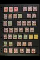 JOHORE  1884-1960 ALL DIFFERENT FINE MINT Collection On Stockleaves. With 1884-91 2c (3 Different Including, SG 13), 189 - Andere & Zonder Classificatie