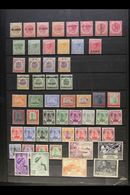 SELANGOR 1881-1955 FINE MINT COLLECTION With 1881 2c Brown (SG 3) Unused; 1885-91 Selection Of Overprints On 2c Rose (7) - Andere & Zonder Classificatie