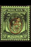 PENANG 1942 (Mar) 50c Black On Emerald With Okugawa Seal, SG J65, Never Hinged Mint. For More Images, Please Visit Http: - Autres & Non Classés