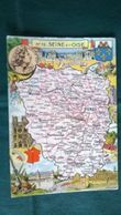 Yvelines (78) Carte Du Département De Seine Et Oise - Mapas