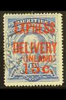 EXPRESS DELIVERY 1903-04 15c On 15c Ultramarine Overprint Type E 2, SG E2, Fine Used, Fresh. For More Images, Please Vis - Maurice (...-1967)