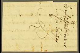 1586 Entire Letter From Antwerp To A Member Of The Corsini Merchant Family In London. Without Postal Markings, Bur Very  - Autres & Non Classés