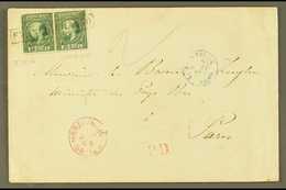 1869 Cover From 'Sgravenhage To Paris Addressed To Monsieur Le Baron De Zuylen, Minister Of The Low Countries, Franked P - Otros & Sin Clasificación