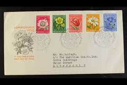 1952 (1 May) Cultural And Social Relief Fund Set (SG 749/53, NVPH 583/87, On Illustrated FDC, Neat Typed Address. For Mo - Andere & Zonder Classificatie