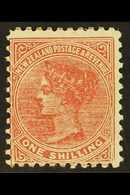 1882-1900 1s Red-brown, Perf 10 X 11, SG 245, Fine Mint. For More Images, Please Visit Http://www.sandafayre.com/itemdet - Other & Unclassified