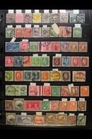 1882-1993 USED COLLECTION Includes QV Ranges To 6d, KEVII range To 1s, KGV Heads To 1s, 1936-42 Pictorials To 3s, Many Q - Andere & Zonder Classificatie