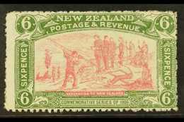 1906 6d Pink And Olive-green Christchurch Exhibition, SG 373, Fine Mint. For More Images, Please Visit Http://www.sandaf - Other & Unclassified