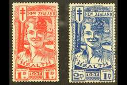 1931 "Smiling Boy" Complete Health Set, SG 546/547, Very Fine Mint. (2 Stamps) For More Images, Please Visit Http://www. - Sonstige & Ohne Zuordnung