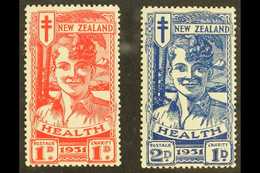 1931 "Smiling Boy" Complete Health Set, SG 546/547, Very Fine Mint. (2 Stamps) For More Images, Please Visit Http://www. - Autres & Non Classés