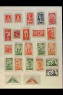 HEALTH STAMPS 1929-1944 COMPLETE FINE MINT COLLECTION In Hingeless Mounts On A Page, All Different, Note 1931 Smiling Bo - Other & Unclassified