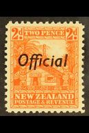 OFFICIAL 1936 2d Orange, Perf 12½, SG O123b, Very Fine Well Centered Mint. Scarce Stamp. For More Images, Please Visit H - Other & Unclassified