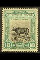 1909-23 18c Blue-green, SG 175, Very Fine Mint For More Images, Please Visit Http://www.sandafayre.com/itemdetails.aspx? - Borneo Septentrional (...-1963)