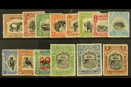 1925 Pictorial Issue With Centres In Black, Complete Set To $1, SG 277/91, Very Fine Mint. (14 Stamps) For More Images,  - Borneo Septentrional (...-1963)