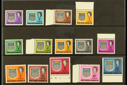 1963 "Arms" Definitive Set, SG 75/88, Never Hinged Mint (14 Stamps) For More Images, Please Visit Http://www.sandafayre. - Noord-Rhodesië (...-1963)