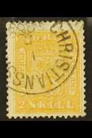 1863-7 2sk Yellow, Mi 6, Very Fine Used With C.d.s. Postmark. For More Images, Please Visit Http://www.sandafayre.com/it - Altri & Non Classificati