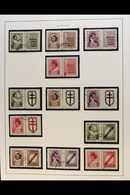 1948 Anti-TB Stamp+label Se-tenant Pairs Complete Sets With Various Labels, Michel 511/14 Zf, Very Fine Cds Used, Compri - Andere & Zonder Classificatie