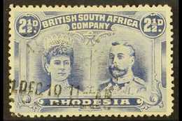 1910-13 2½ Ultramarine Double Heads Perf 13½, SG 184, Fine Used, Very Fresh. For More Images, Please Visit Http://www.sa - Otros & Sin Clasificación