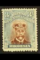 1922 3s Red Brown And Grey Blue, Head Die III, Perf 14, Admiral, SG 305, Very Fine NHM. For More Images, Please Visit Ht - Otros & Sin Clasificación