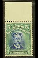 1922 5s Deep Blue And Bright Green, Head Die III, Perf 14, Admiral, SG 307, Superb Marginal NHM. For More Images, Please - Andere & Zonder Classificatie