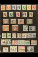 1954-1963 COMPLETE NEVER HINGED MINT A Complete Basic Run, SG 1/49, Plus 1954 & 1959 ½d & 1d Coil Stamps, Very Fine Neve - Rhodesië & Nyasaland (1954-1963)