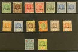 1921 - 30 Geo V Set Complete, Wmk Script, Ovptd "Specimen", SG 91s/105s, Very Fine Mint, Large Part Og. (15 Stamps) For  - Ste Lucie (...-1978)