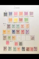 1877-1935 COLLECTION On Leaves, Mint & Used, 1877-80 Express Types (10) To 5s Mint (remainders Or Reprints), 1886-1900 P - Samoa (Staat)
