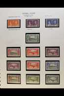 1937-49 KGVI FINE MINT COLLECTION Complete Basic Run Of KGVI Issues, SG 185/208, Fine Mint (27 Stamps). For More Images, - Sierra Leona (...-1960)