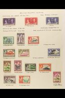 1937-52 COMPLETE FINE MINT KGVI COLLECTION On Album Pages. A Complete Basic Postal Issues Collection, SG 57/80, Plus 194 - Iles Salomon (...-1978)
