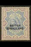 1903 5r Ultramarine & Violet, SG 24, Fine Mint For More Images, Please Visit Http://www.sandafayre.com/itemdetails.aspx? - Somaliland (Herrschaft ...-1959)