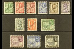 1942 Geo VI "full Face" Set Complete, Perforated "Specimen", SG 105s/15s, Very Fine Mint. (12 Stamps) For More Images, P - Somaliland (Protectorate ...-1959)