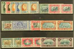 1937-9 Commem. Sets Incl. Coronation, Voortrekker Memorial Fund & Commemoration Sets Plus 1939 Huguenots Set, SG 71/5, 7 - Sin Clasificación