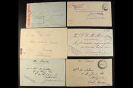 1940-1944 PRISONERS OF WAR CAMPS MAIL. An Interesting Group Of Stampless Covers Bearing Various "Prisoners Of War Camp"  - Sin Clasificación