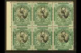 BOOKLET PANE 1930-1 ½d Watermark Inverted, English Stamp First, COMPLETE PANE OF SIX from Rare 1930 2s6d Or 1931 3s Roto - Unclassified