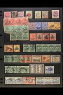 CUSTOMS DUTY REVENUES Stamps Overprinted "CUSTOMS DUTY" Or "DOUANE." Incl. Cape 1d, 2d & 6d, Natal 2d, Transvaal 3d & 4d - Sin Clasificación