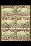 UNION VARIETY 1930-44 2d Slate-grey & Deep Lilac, Watermark Upright, JOINED PAPER VARIETY In A Block Of 6 (join On Middl - Unclassified