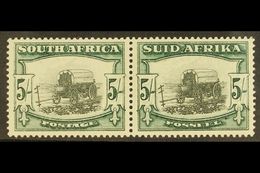 UNION VARIETY 1933-48 5s Black & Green, Wmk Inverted, BROKEN YOKE PIN VARIETY, SG 64aw, Very Fine Mint, Scarce Shade For - Zonder Classificatie