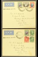 1932 AIRMAIL COVERS Four Covers, Each Franked With A Range Of 1931 Field Marshal Defins, Three At 10d Rate, One At 20d R - Rhodésie Du Sud (...-1964)