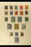 1917-31 ALL DIFFERENT COLLECTION Includes 1917-21 "GEA" Overprints (wmk Crown CA) Set To 4r Mint Incl Both 1r, 1921 (wmk - Tanganyika (...-1932)