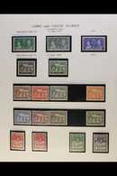 1937-50 KGVI FINE MINT COLLECTION Almost Complete Run, 1938-45 Defins Set Less 6d Mauve, 1948 RSW Set, 1950 Defins To 5s - Turcas Y Caicos