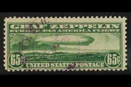 1930 65c Green, Graf Zeppelin, Scott C13, Good To Fine Used. For More Images, Please Visit Http://www.sandafayre.com/ite - Andere & Zonder Classificatie