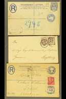 1882-1901 COMMERCIAL PERFINS ON COVERS. An Interesting Group Of Covers Addressed To European Destinations, Bearing Mostl - Altri & Non Classificati