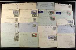 1947-1948 'ON ACTIVE SERVICE' CORRESPONDENCE. A Group Of Covers With Original Letters Addressed To Mrs Adams In Oxford,  - Andere & Zonder Classificatie