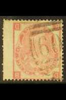 1865-67 3d Rose, Plate 4, Wmk Emblems, With WATERMARK INVERTED Variety, SG 92Wi, Used, Faulty Perfs On Wing Margin But O - Otros & Sin Clasificación