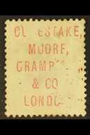 1867 3d Rose Plate 5, Wmk Spray With "COPESTAKE, MOORE, CRAMPTON & CO., LONDON." Underprint, SG Spec PP28, Fine Used. Ve - Altri & Non Classificati